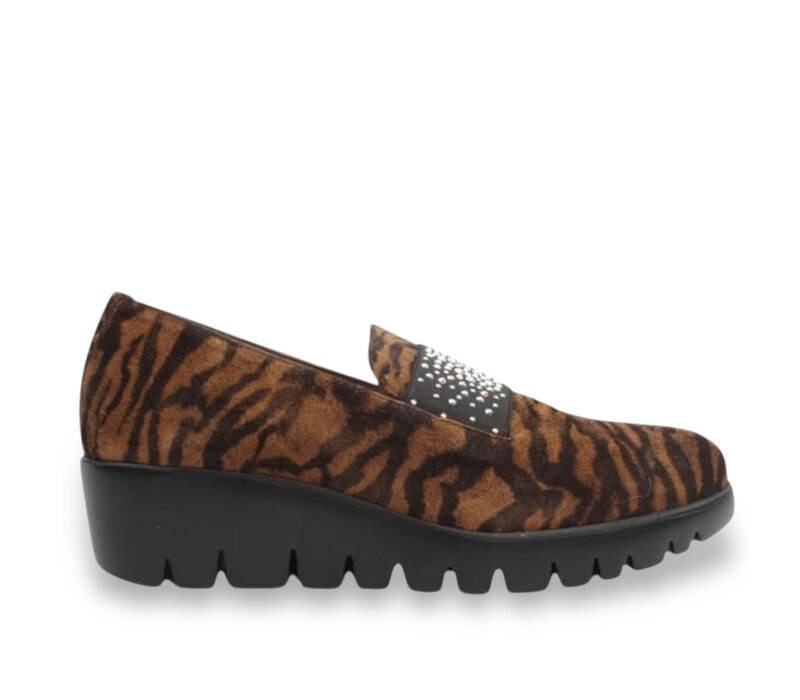 Wonders C-33158 Zebra Print Slip-on