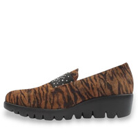 Wonders C-33158 Zebra Print Slip-on