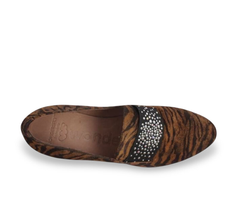 Wonders C-33158 Zebra Print Slip-on