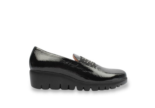 Wonders Wonders C-33158 Black Patent Slip-on