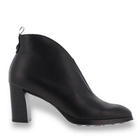 Wonders L-1112 Black Block Heel A/Boots