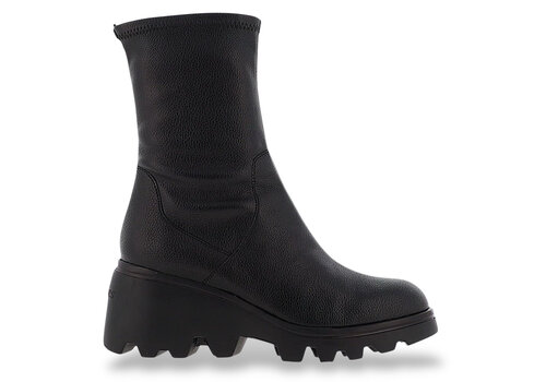 Wonders Wonders -7017 Black Stretch Leather Boots Wonders Wonders -7017 Black Stretch Leather Boots