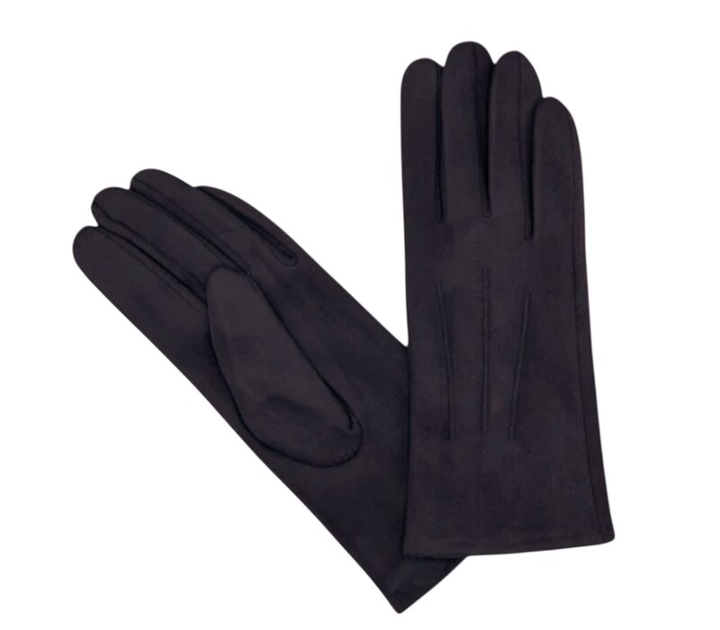 Hologramme Black polyester Gloves
