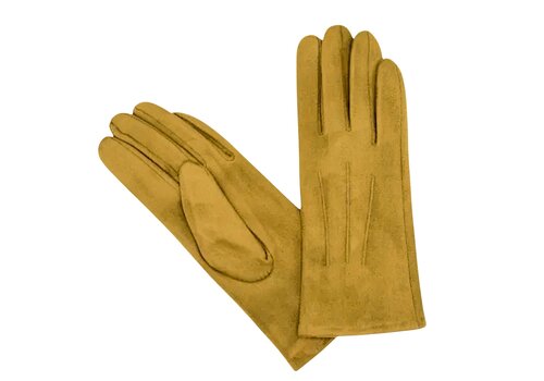 Hologramme Paris Hologramme Mustard polyester Gloves