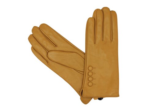 Hologramme Paris Hologramme 17122 Mustard Leather Gloves