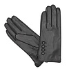 Hologramme Paris Hologramme 17122 Black Leather Gloves