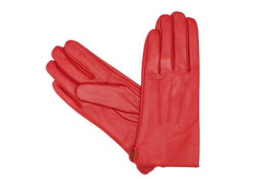 Hologramme Paris Hologramme 17120 Red Leather Gloves