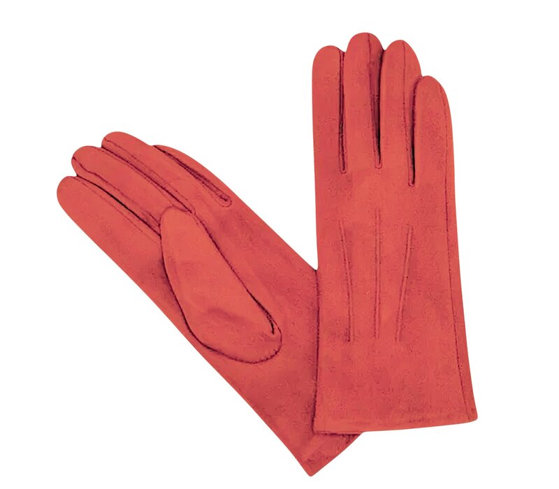 Hologramme Orange  polyester Gloves