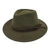 Hologramme Paris Hologramme Khaki Waterproof Wool Fedora