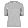 EsQualo A/W Esqualo 02521 Light Grey Diamanté s/slv Top