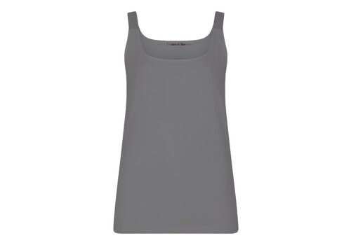EsQualo S/S Esqualo 30512 Grey Singlet Lurex Straps