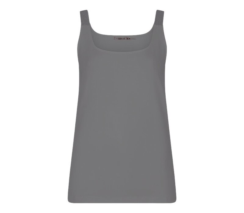 Esqualo 30512 Grey Singlet Lurex Straps