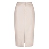 EsQualo A/W Esqualo 11509 Cream Soft Faux Leather Skirt