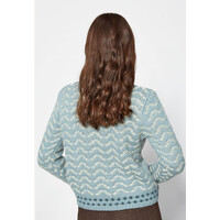 MD’M 3.50.103.43 Green Multi Retro Sweater