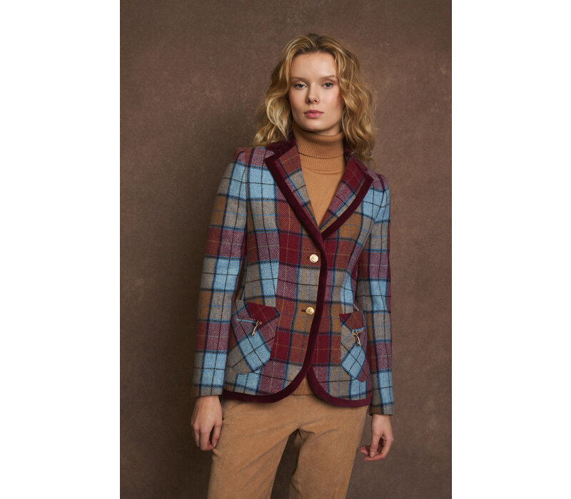 Bariloche LASCUTA Wine multi Check Blazer