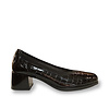 Pitillos Pitillos 10820 Black Pat. Croc Block Heel