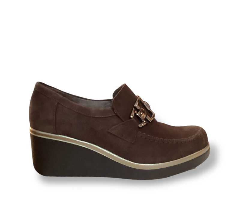 Pitillos 20236 Brown Suede Wedge
