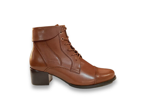 Regarde Le Ciel Regarde le Ciel JOLENE-32 Tan Laced Boot Regarde Le Ciel Regarde le Ciel JOLENE-32 Tan Laced Boot
