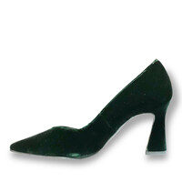 Lodi RALINA Dark Green Velvet 8cm Heel