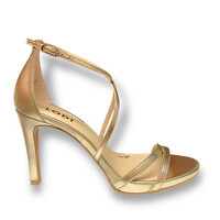 Lodi INRIKO Pale Gold 9cm Heel Sandal