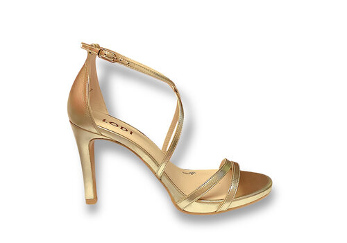 Lodi Lodi INRIKO Pale Gold 9cm Heel Sandal