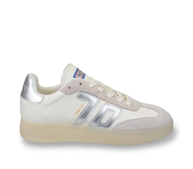 BACK 70 BOSTON Ice/Silver gum sole Trainer