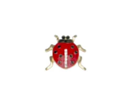 Button Covers Button Cover DOTTY Red Ladybug