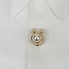 Button Covers Button Cover BUNNY EARS Pearl/Gold