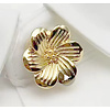 Button Covers Button Cover GOLDILOCKS Gold Flower