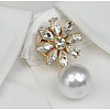 Button Covers Button Cover TWINKLE BLOOM  Diamanté & Pearl