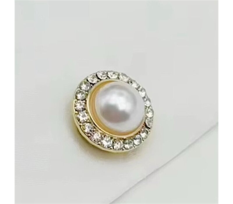 Button Cover HALO PEARL Cream/Gold