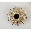 Button Covers Button Cover SUN DIAL Black/Gold