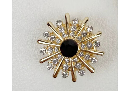 Button Covers Button Cover SUN DIAL Black/Gold