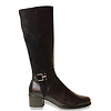 Regarde le Ciel Knee High Black Stretch Boots