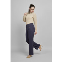 PINNS 610T Navy Wide Leg Pants w/Gold Buttons