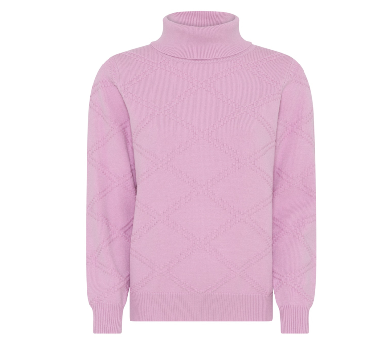 Micha 179 175 Rose Pink Polo neck Sweater