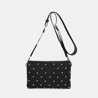 BINNARI 20781 GENIE Black Studded Bag
