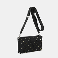 BINNARI 20781 GENIE Black Studded Bag