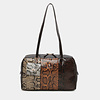 BINNARI BAGS BINNARI 20840 LEVY Brown Multi Bowling Bag
