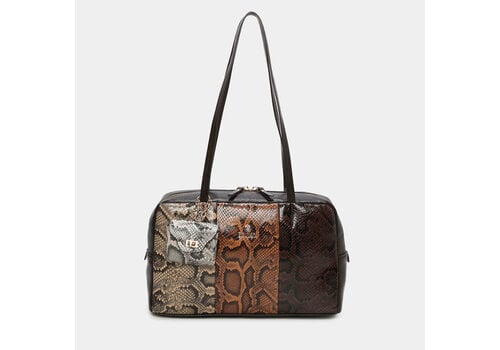 BINNARI BAGS BINNARI 20840 LEVY Brown Multi Bowling Bag