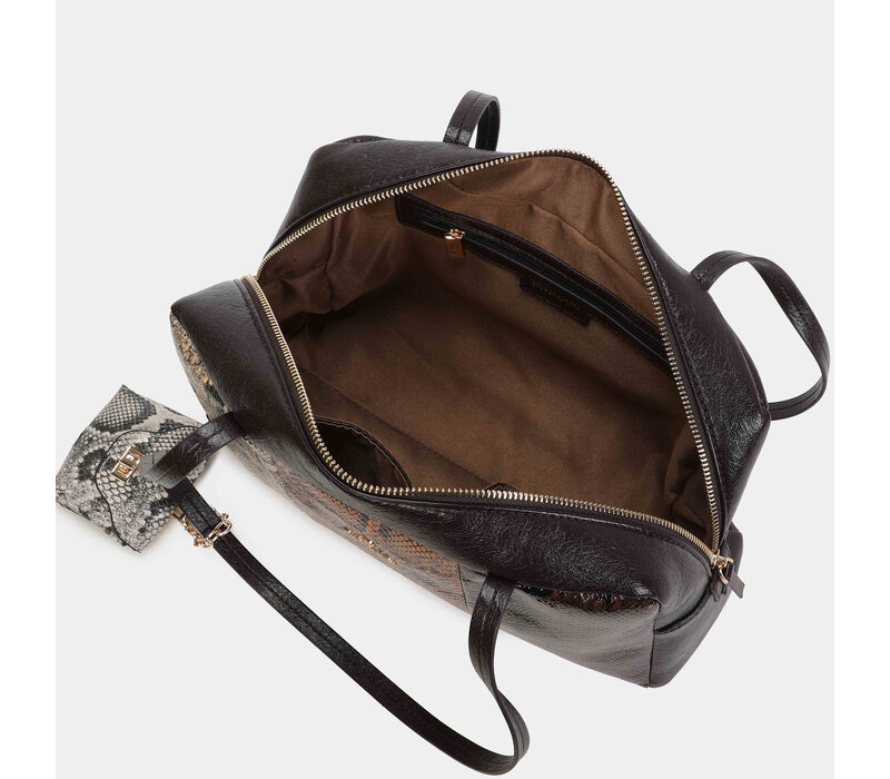BINNARI 20840 LEVY Brown Multi Bowling Bag