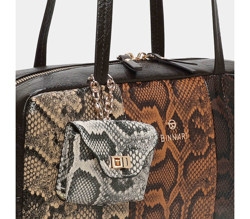 BINNARI 20840 LEVY Brown Multi Bowling Bag