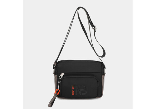 BINNARI BAGS BINNARI 20731 Black Nylon Camera Bag
