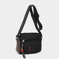 BINNARI 20731 Black Nylon Camera Bag