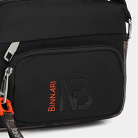 BINNARI 20731 Black Nylon Camera Bag