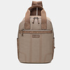 BINNARI BAGS BINNARI 20811 Taupe Canvas Backpack