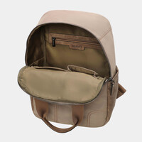BINNARI 20811 Taupe Canvas Backpack