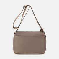 BINNARI 20850 Taupe Nylon Shoulder Bag