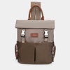 BINNARI BAGS BINNARI 20851 Taupe Nylon Backpack