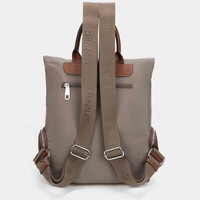 BINNARI 20851 Taupe Nylon Backpack